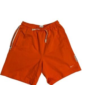 Nike Men's standard issue Bright Orange Athletic Shorts